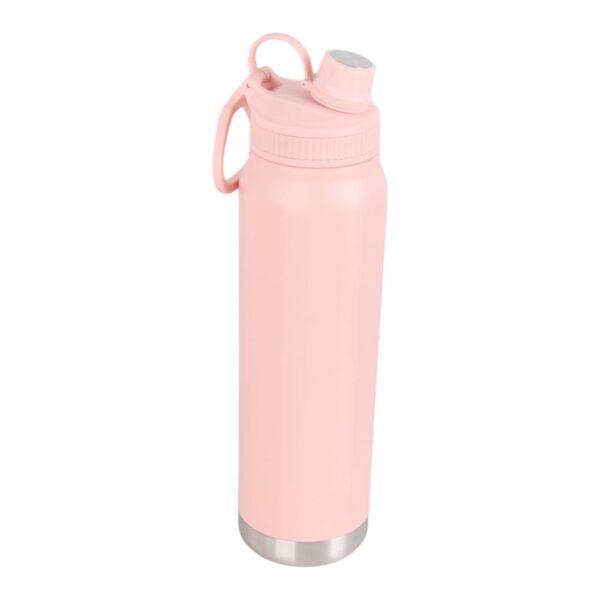 قمقمه اسپرت استیل گنجایش 800ml گلبهی روشن