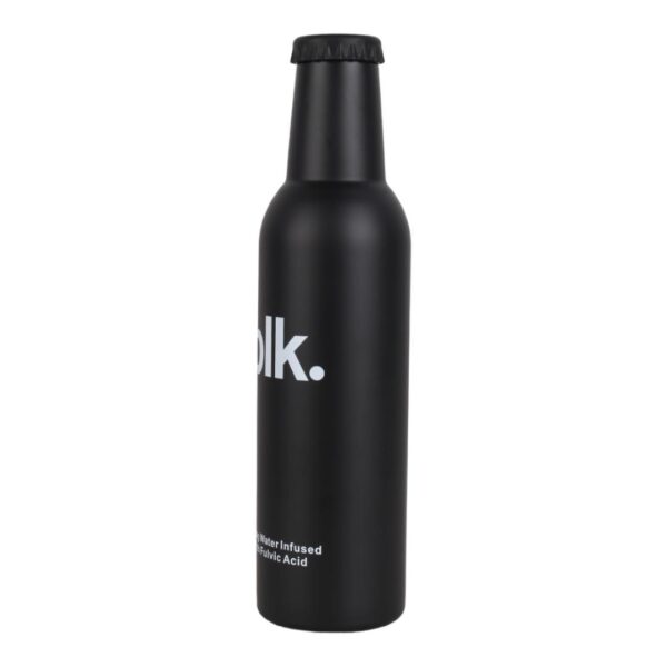 فلاسک استیل طرح نوشابه گنجایش 500ml مشکی نمای کنار