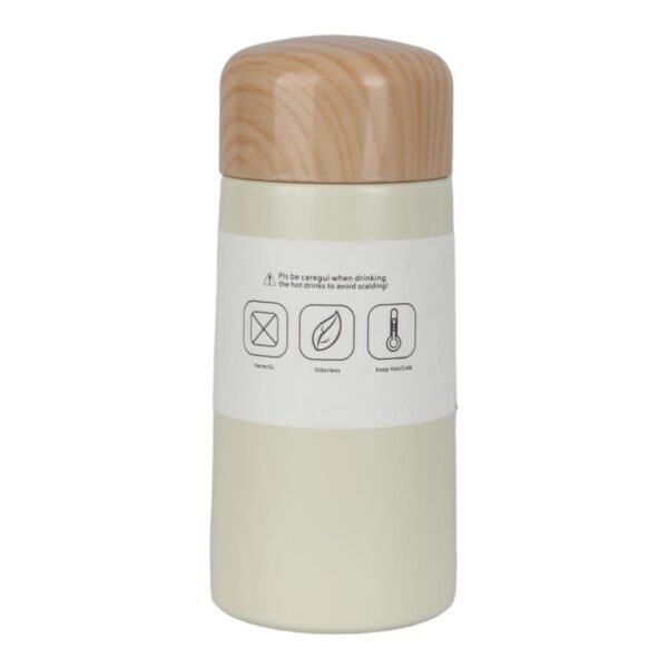 تراول ماگ 150ml مدل VACUUM سفید نمای پشت