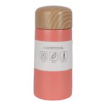 تراول ماگ 150ml مدل VACUUM گلبهی نمای پشت