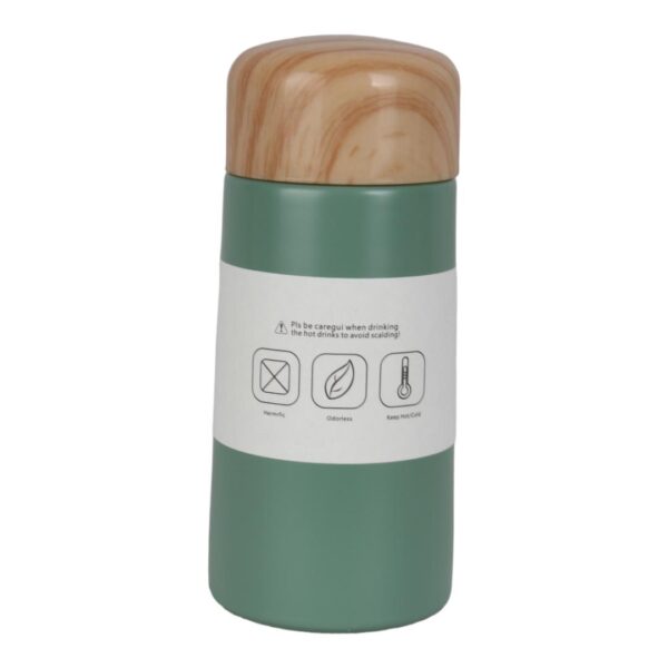 تراول ماگ 150ml مدل VACUUM سبز نمای پشت