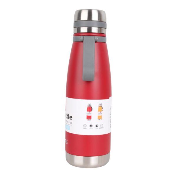 فلاسک وکیوم باتل 800ml قرمز نمای کنار