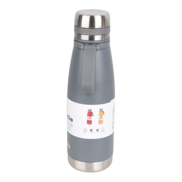 فلاسک وکیوم باتل 800ml ابی فیلی نمای کنار