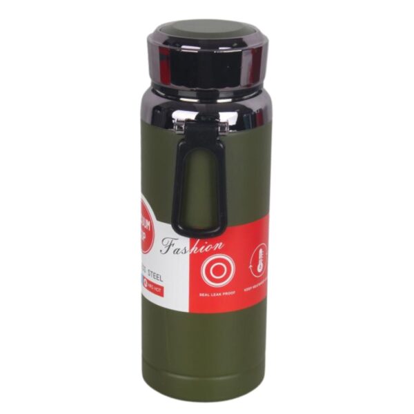 فلاسک وکیوم اسپرت گنجایش 600ml سبز تیره