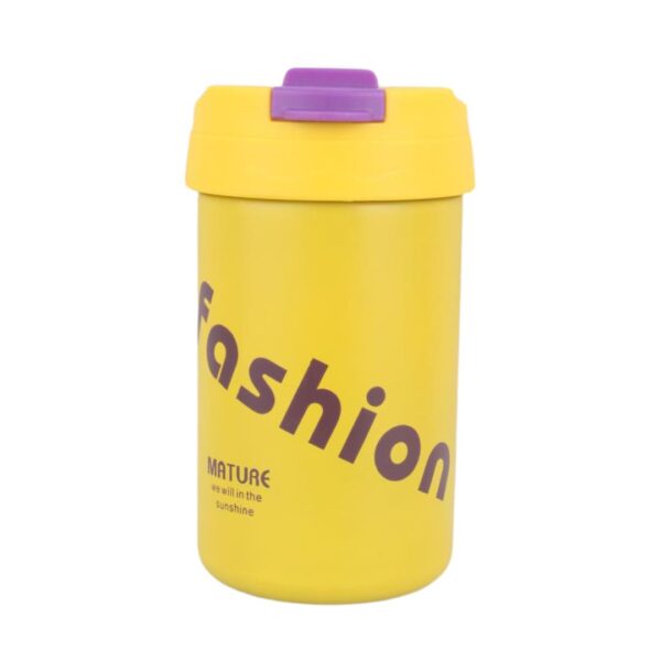 تراول ماگ FASHION مدل نی دار زرد