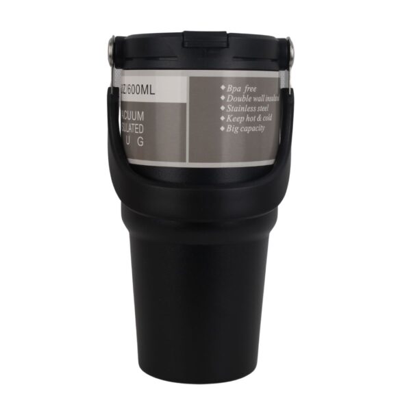 تراول ماگ طرح استنلی 600ml مشکی