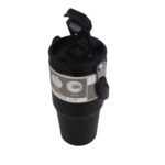 تراول ماگ طرح استنلی 600ml مشکی نمای بالا