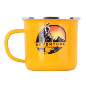 ماگ لعابی ADVENTURE زرد