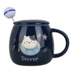 ماگ فانتزی گربه فضانورد طرح secret