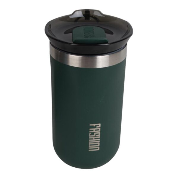 تراول ماگ برند fashion گنجایش 350ml یشمی درپوش