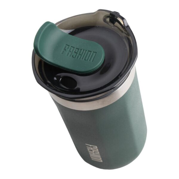 تراول ماگ برند fashion گنجایش 350ml یشمی درپوش سیلیکونی