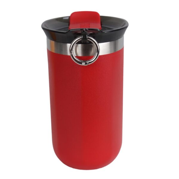 تراول ماگ برند fashion گنجایش 350ml قرمز نمای پشت