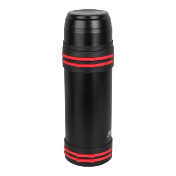 فلاسک مسافرتی گنجایش 1600ml استیل مشکی نمای پشت