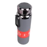 فلاسک وکیوم اسپرت گنجایش 1000ml طوسی نمای بالا
