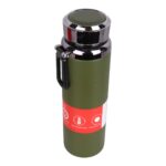 فلاسک وکیوم اسپرت گنجایش 1000ml یشمی نمای بالای