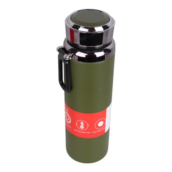 فلاسک وکیوم اسپرت گنجایش 1000ml یشمی نمای بالای