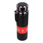 فلاسک وکیوم اسپرت گنجایش 1000ml مشکی نمای بالای