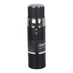 فلاسک مدل vacuum bottle -نمای بغل-مشکی