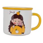 ماگ طرح کودک زرد