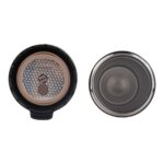 تراول ماگ استیل مدل COFFEE CUP مشکی-طلایی نمای بالا