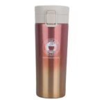 تراول ماگ استیل مدل COFFEE CUP رزگلد-طلایی