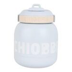 قمقمه فلاسکی تپل طرح CHIOBBE آبی پاستیلی