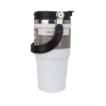 تراول ماگ طرح استنلی 600ml سفید نمای جانبی
