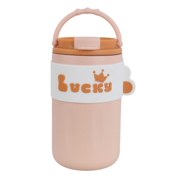 تراول ماگ LUCKY گلبهی روشن