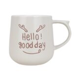 ماگ طرح hello good day سفید