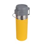 تراول ماگ قفل دار 800ml زرد نمای جانبی