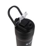 تراول ماگ دو حالته 680ml مشکی نمای جانبی و بالا