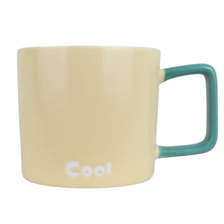 ماگ مینیمال مدل دسته مستطیلی طرح cool