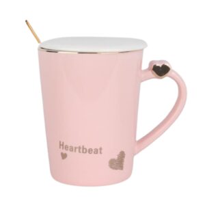 ماگ کادویی در دار مدل دسته قلبی طرح heartbeart