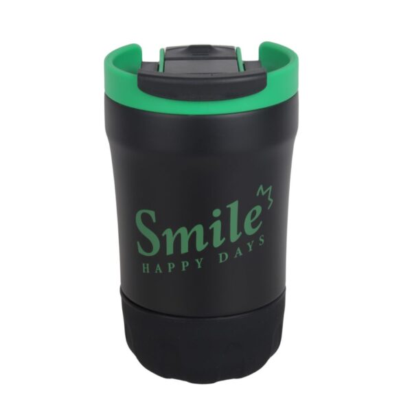 تراول ماگ دو حالته طرح smile مشکی