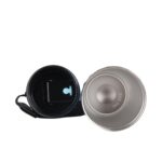 تراول ماگ دو رنگ طرح coffee آبی رنگ