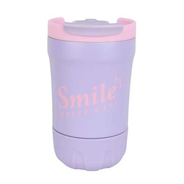 تراول ماگ دو حالته طرح smile یاسی