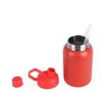 تراول ماگ مدل oh my cup قرمز نمای پشت و داخلی