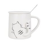 ماگ طرح گربه دم برجسته