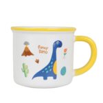 ماگ سرامیکی طرح DINO آبی کاربنی