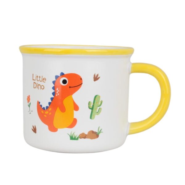 ماگ سرامیکی طرح DINO نارنجی