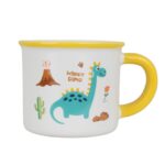 ماگ سرامیکی طرح DINO فیروزه ای