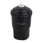 تراول ماگ کیوت طرح my coffee مدل دو حالته مشکی