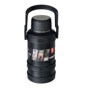 فلاسک مدل کوهنوردی اورجینال گنجایش 4 لیتر مشکی نمای دستگیره