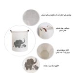 سبد لاندری کودک طرح فیل ویژگی ها