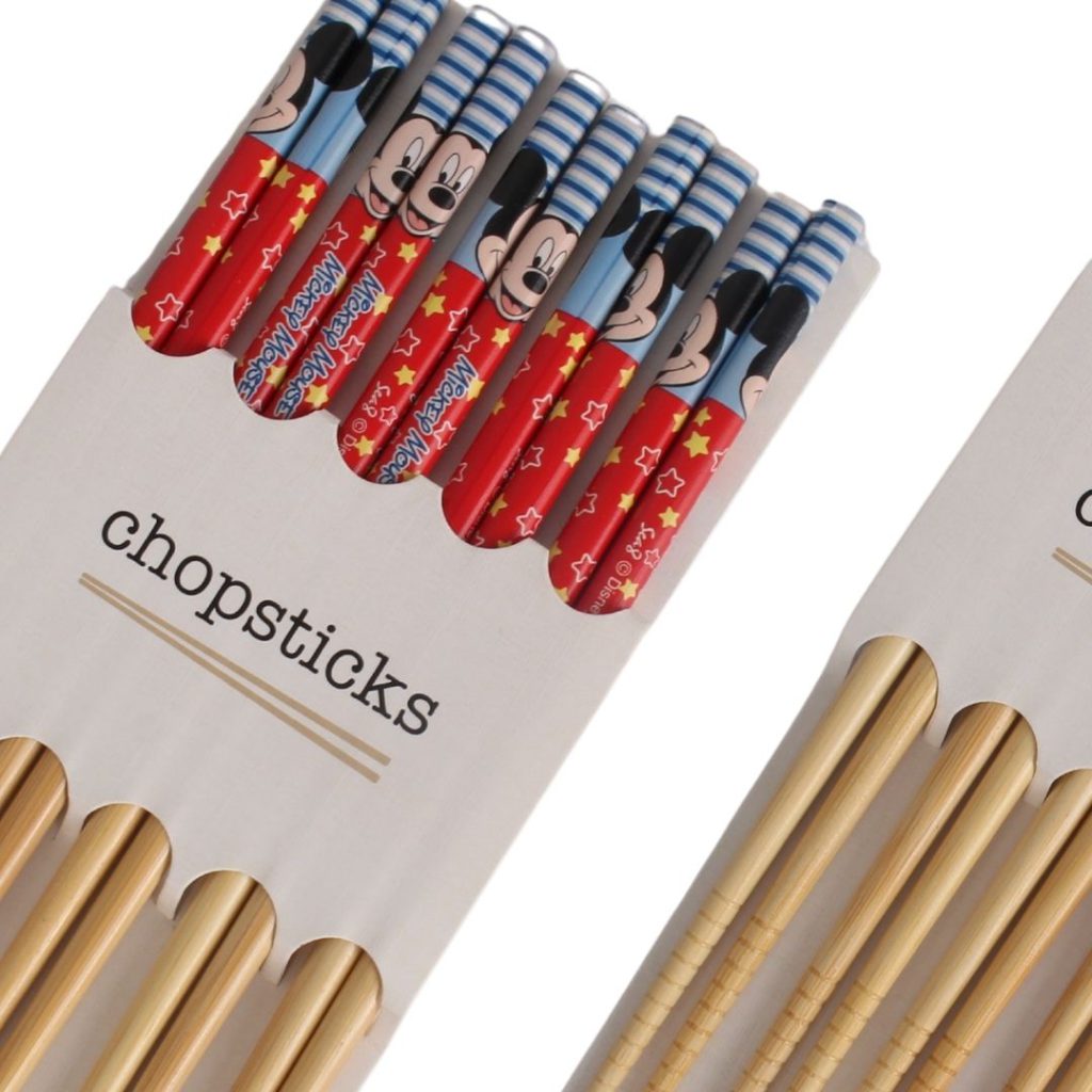 چاپستیک طرح میکی موس پک 5 عددی طح یک نمای اول