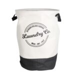 سبد رخت چرک مدل LAUNDRY CO مشکی نمای دو