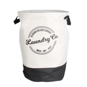 سبد رخت چرک مدل LAUNDRY CO مشکی نمای دو