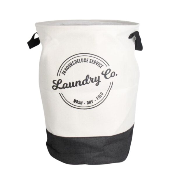 سبد رخت چرک مدل LAUNDRY CO مشکی نمای دو