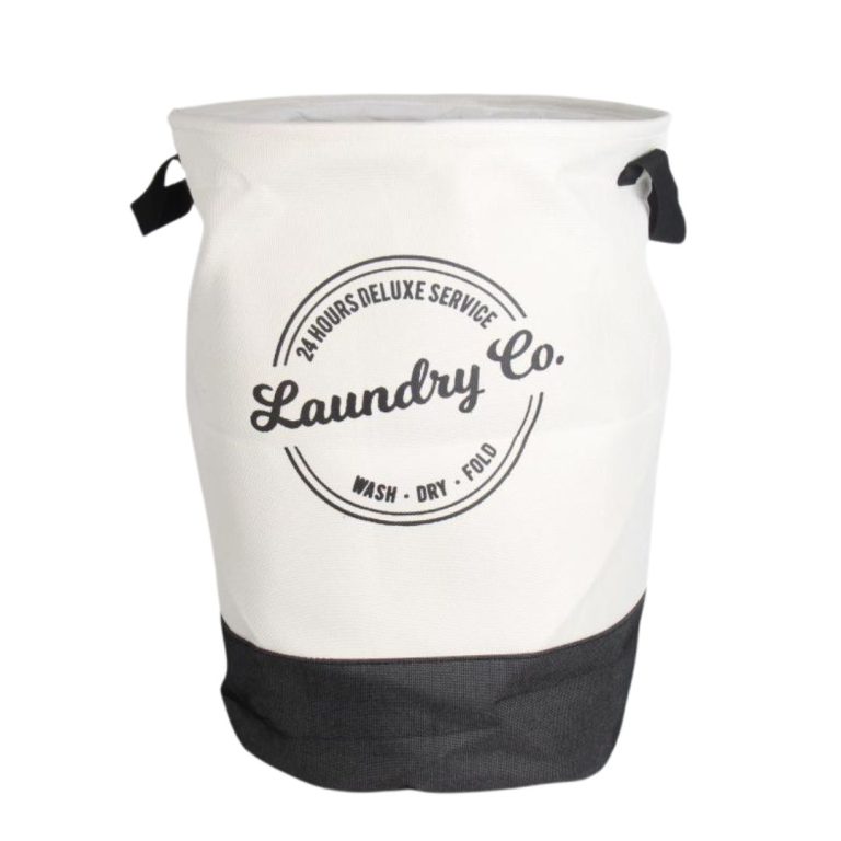 سبد رخت چرک مدل LAUNDRY CO مشکی نمای دو