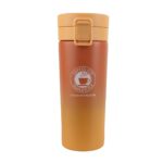 تراول ماگ coffee cup دو رنگ نارنجی